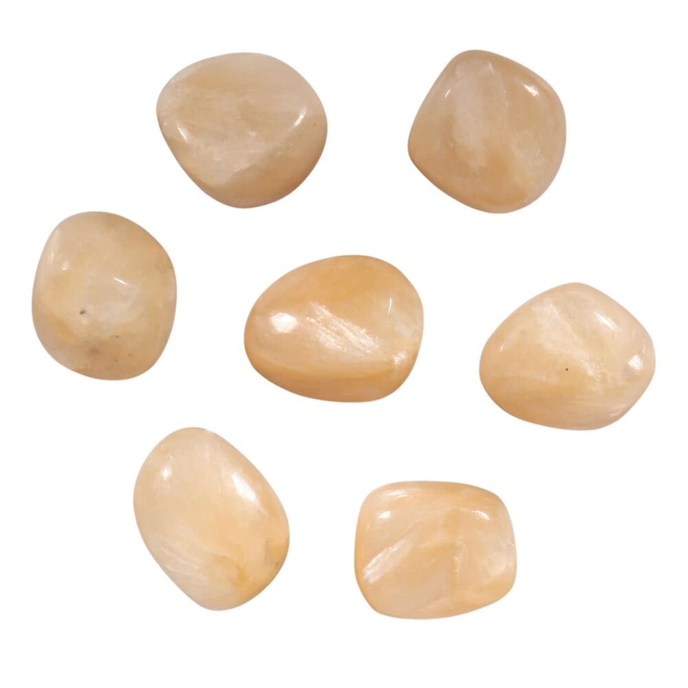 Stilbiet steen getrommeld 20 - 30 gram Stilbiet steen getrommeld 20 - 30 gram