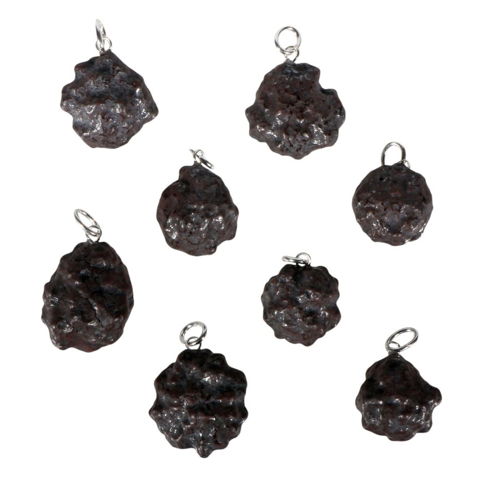 Z-stone hanger met zilveren oogje Z-stone hanger met zilveren oogje