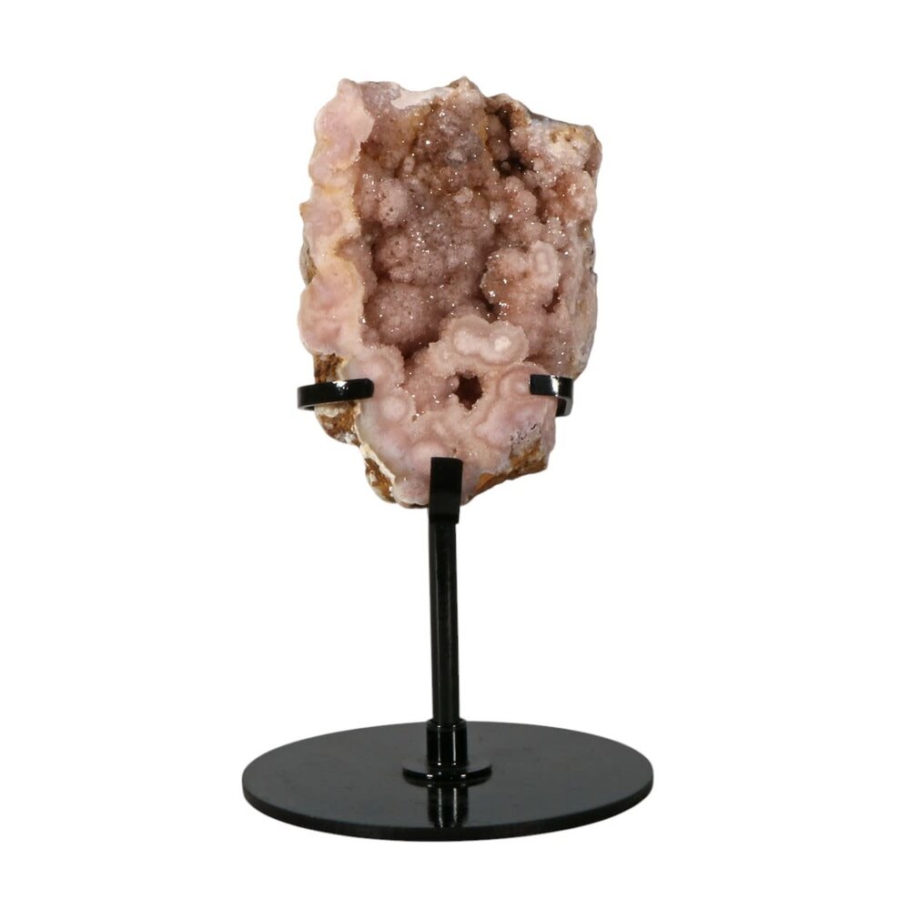 Amethist (roze) A-kwaliteit op standaard 7,5 x 5,5 x 3,5 cm | 296 gram Amethist (roze) A-kwaliteit op standaard 7,5 x 5,5 x 3,5 cm | 296 gram