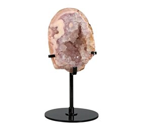 Amethist (roze) A-kwaliteit op standaard 9 x 6,5 x 3 cm | 350 gram Amethist (roze) A-kwaliteit op standaard 9 x 6,5 x 3 cm | 350 gram