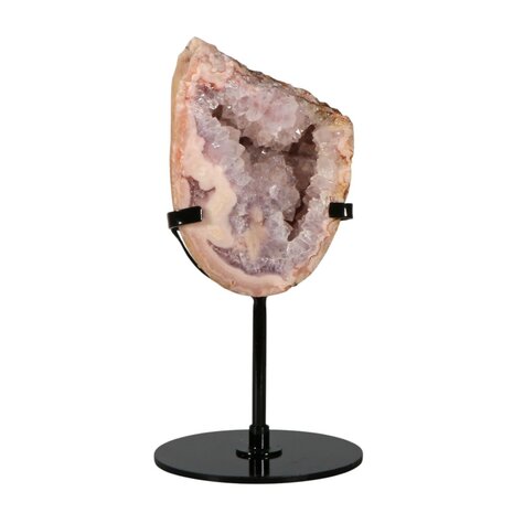 Amethist (roze) A-kwaliteit op standaard 8,5 x 7,5 x 5 cm | 502 gram Amethist (roze) A-kwaliteit op standaard 8,5 x 7,5 x 5 cm | 502 gram
