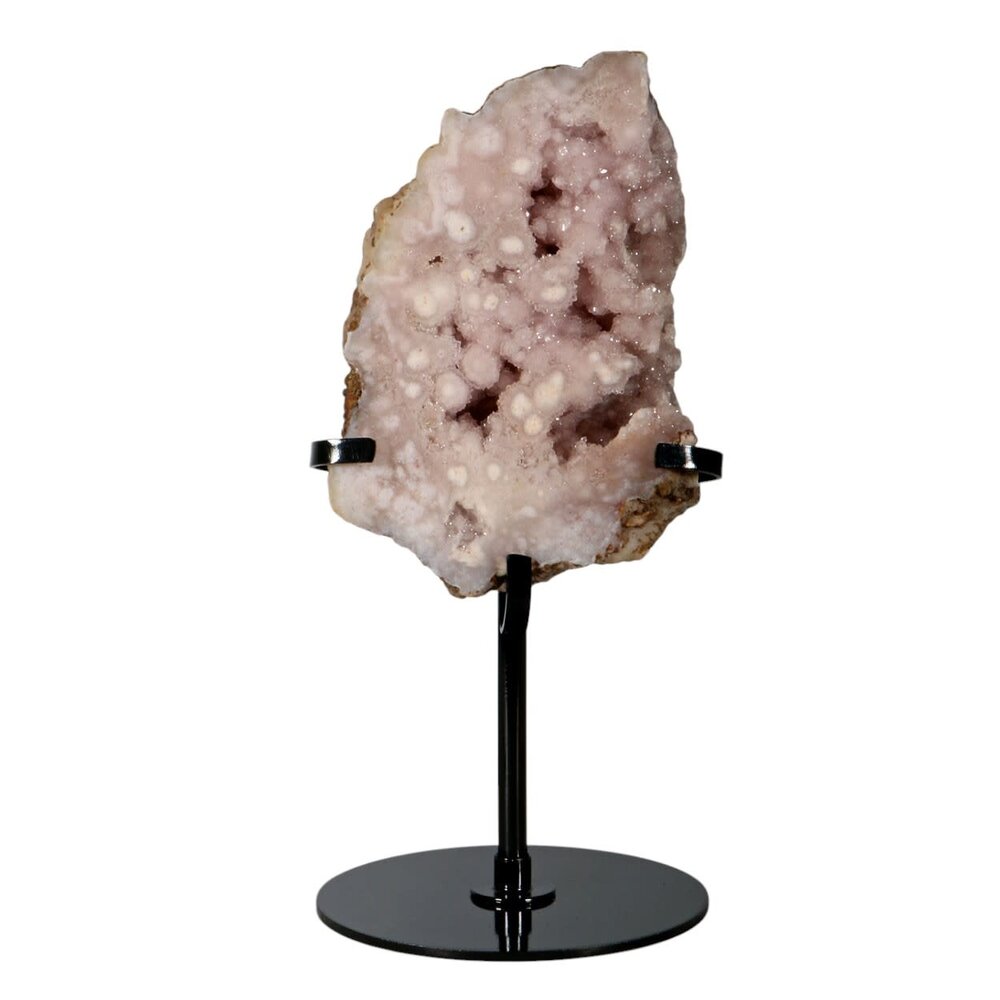 Amethist (roze) A-kwaliteit op standaard 13,5 x 9 x 5 cm | 784 gram Amethist (roze) A-kwaliteit op standaard 13,5 x 9 x 5 cm | 784 gram