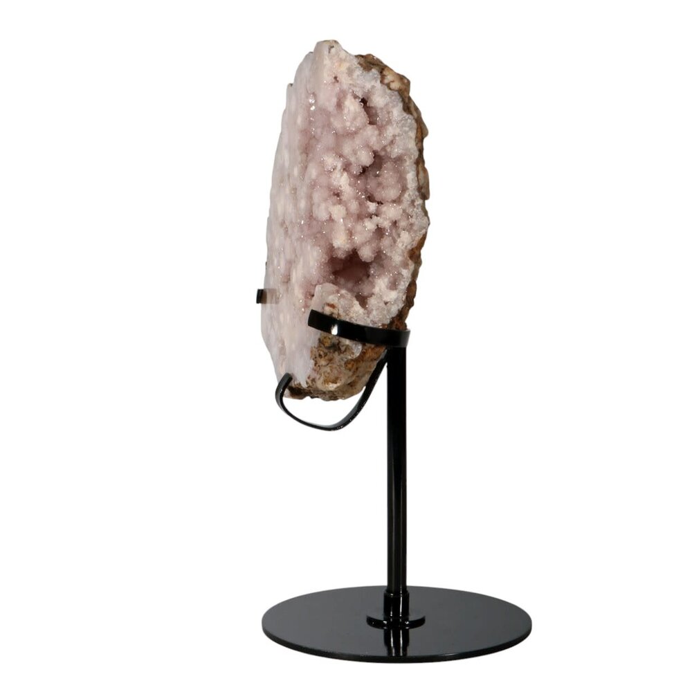 Amethist (roze) A-kwaliteit op standaard 13,5 x 9 x 5 cm | 784 gram Amethist (roze) A-kwaliteit op standaard 13,5 x 9 x 5 cm | 784 gram