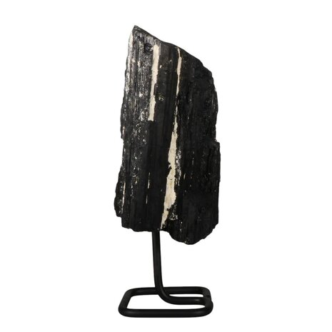 Toermalijn (zwart) ruw op standaard 17 x 13 x 9,5 cm | 3948 gram Toermalijn (zwart) ruw op standaard 17 x 13 x 9,5 cm | 3948 gram