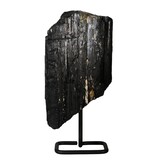 Toermalijn (zwart) ruw op standaard 23,5 x 12 x 10 cm | 4536 gram Toermalijn (zwart) ruw op standaard 23,5 x 12 x 10 cm | 4536 gram