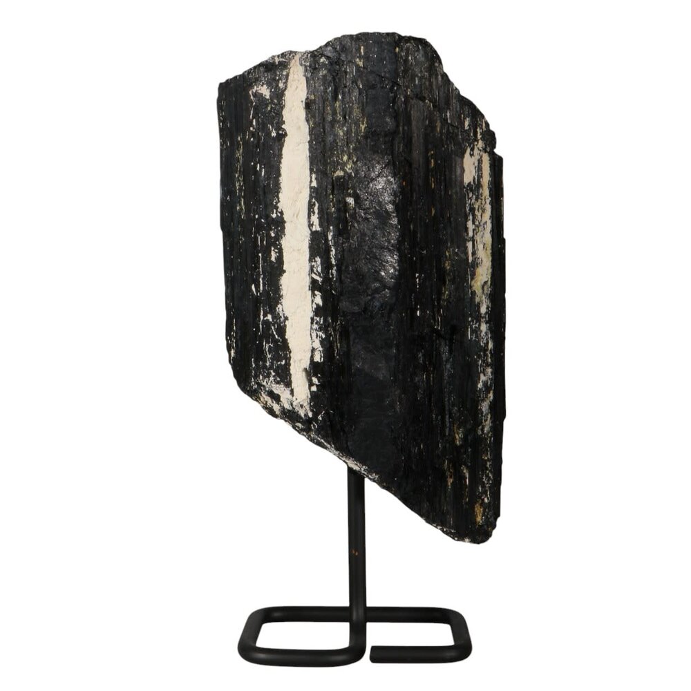 Toermalijn (zwart) ruw op standaard 23,5 x 12 x 10 cm | 4536 gram