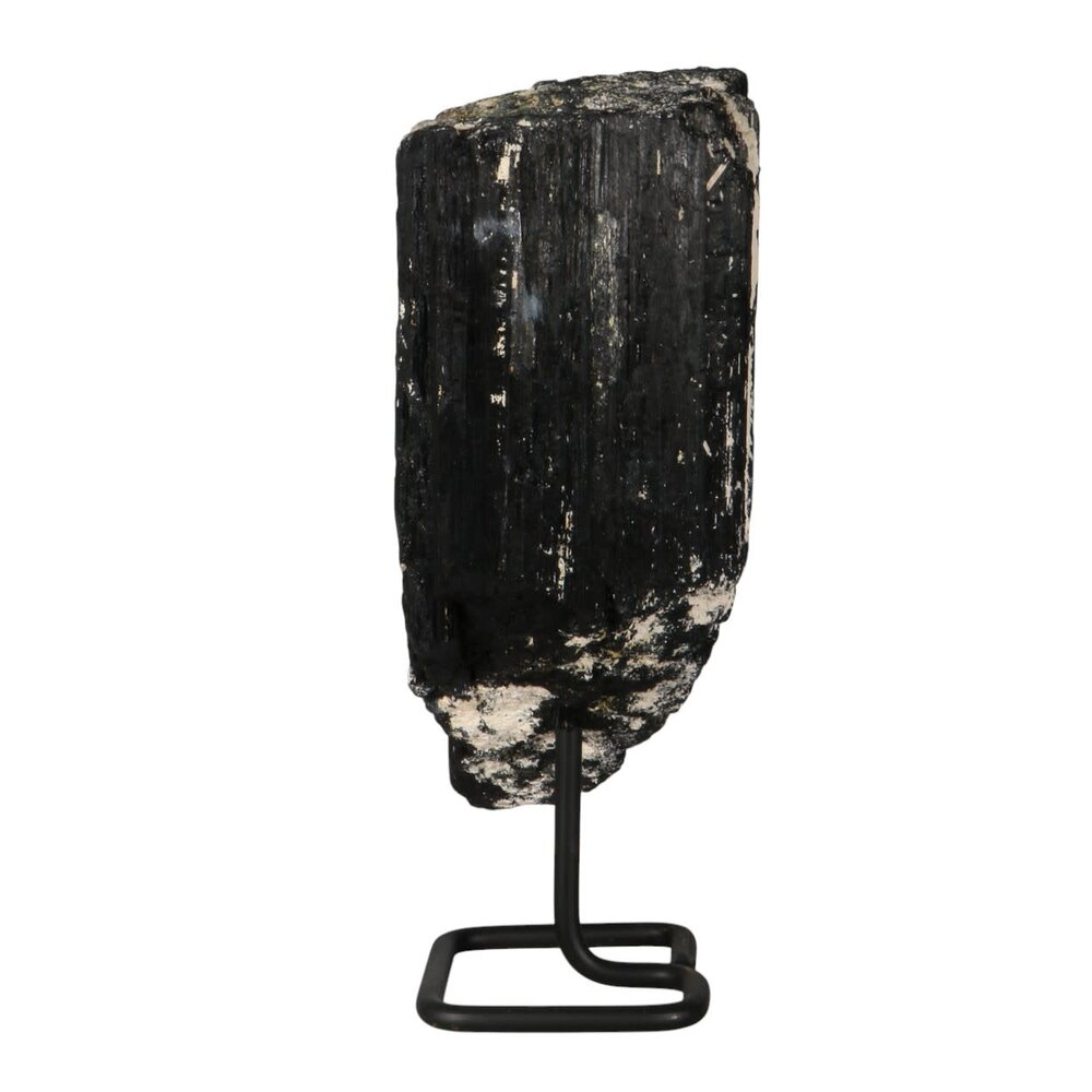 Toermalijn (zwart) ruw op standaard 23,5 x 12 x 10 cm | 4536 gram