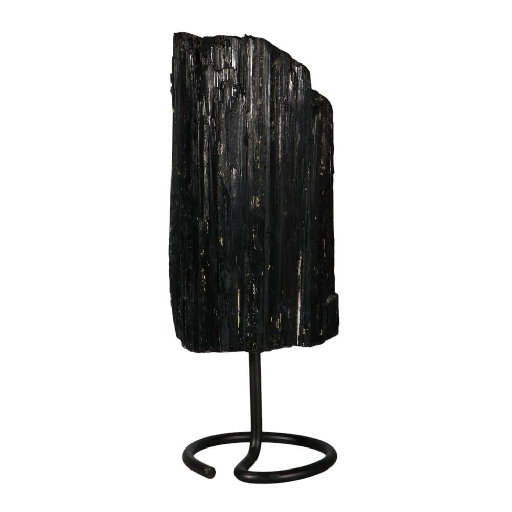 Toermalijn (zwart) ruw op standaard 23,5 x 11,5 x 9 cm | 5900 gram Toermalijn (zwart) ruw op standaard 23,5 x 11,5 x 9 cm | 5900 gram