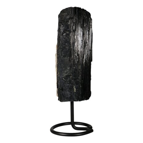 Toermalijn (zwart) ruw op standaard 23,5 x 11,5 x 9 cm | 5900 gram Toermalijn (zwart) ruw op standaard 23,5 x 11,5 x 9 cm | 5900 gram