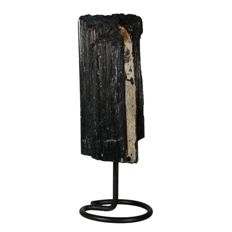 Toermalijn (zwart) ruw op standaard 23,5 x 11,5 x 9 cm | 5900 gram Toermalijn (zwart) ruw op standaard 23,5 x 11,5 x 9 cm | 5900 gram