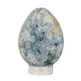 Celestien edelsteen ei 11 x 8 x 6,5 cm | 1044 gram Celestien edelsteen ei 11 x 8 x 6,5 cm | 1044 gram