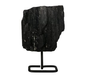 Toermalijn (zwart) ruw op standaard 14 x 14 x 12 cm | 5280 gram Toermalijn (zwart) ruw op standaard 14 x 14 x 12 cm | 5280 gram