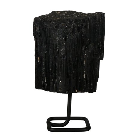 Toermalijn (zwart) ruw op standaard 14 x 14 x 12 cm | 5280 gram Toermalijn (zwart) ruw op standaard 14 x 14 x 12 cm | 5280 gram
