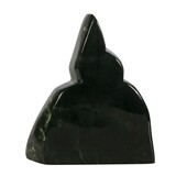 Jade sculptuur 13 x 11,5 x 3,5 cm | 729 gram