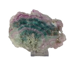 Fluoriet schijf 21 x 15 x 1,5 cm | 857 gram Fluoriet schijf 21 x 15 x 1,5 cm | 857 gram