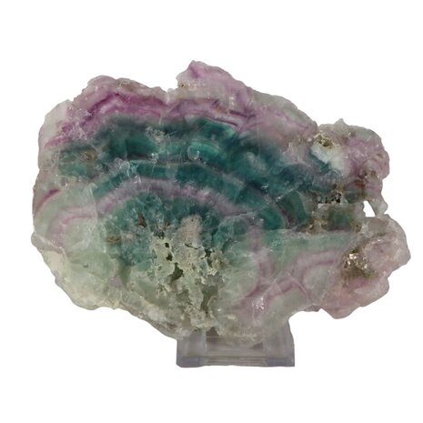 Fluoriet schijf 21 x 15 x 1,5 cm | 857 gram Fluoriet schijf 21 x 15 x 1,5 cm | 857 gram