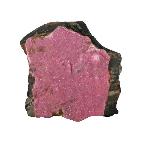 Calciet (cobalto) kristallen op matrix staand 8 x 8 x 5 cm | 468 gram Calciet (cobalto) kristallen op matrix staand 8 x 8 x 5 cm | 468 gram