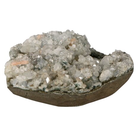 Apofylliet met stilbiet op chalcedoon cluster 21,5 x 18 x 10,5 cm | 3497 gram Apofylliet met stilbiet op chalcedoon cluster 21,5 x 18 x 10,5 cm | 3497 gram