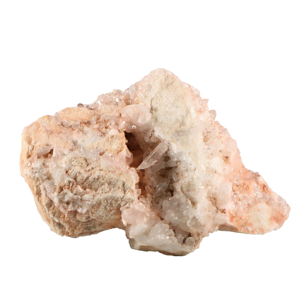 Bergkristal (Himalaya) roze cluster 15,5 x 10 x 9 cm | 1228 gram