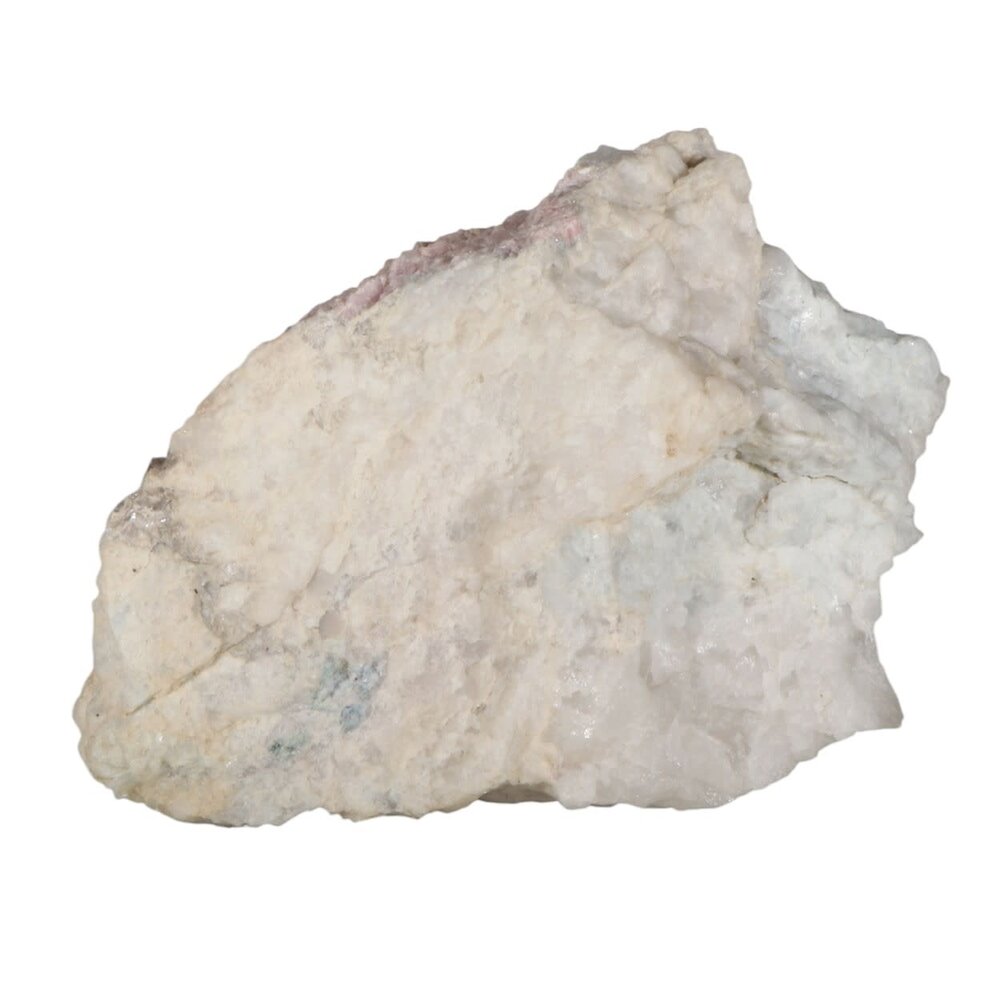 Toermalijn (roze/blauw) met lepidoliet (unicorn stone) ruw 18 x 14,5 x 12 cm | 2309 gram