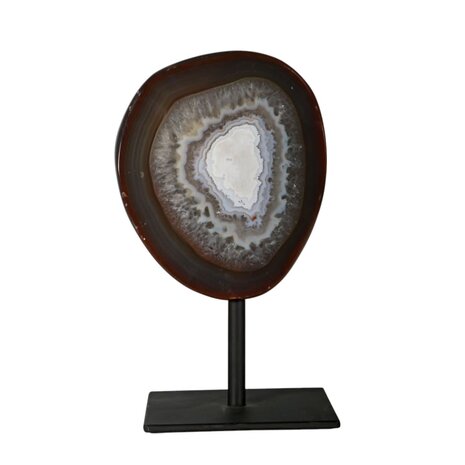 Agaat op standaard 13 x 11 x 3,5 cm | 1125 gram