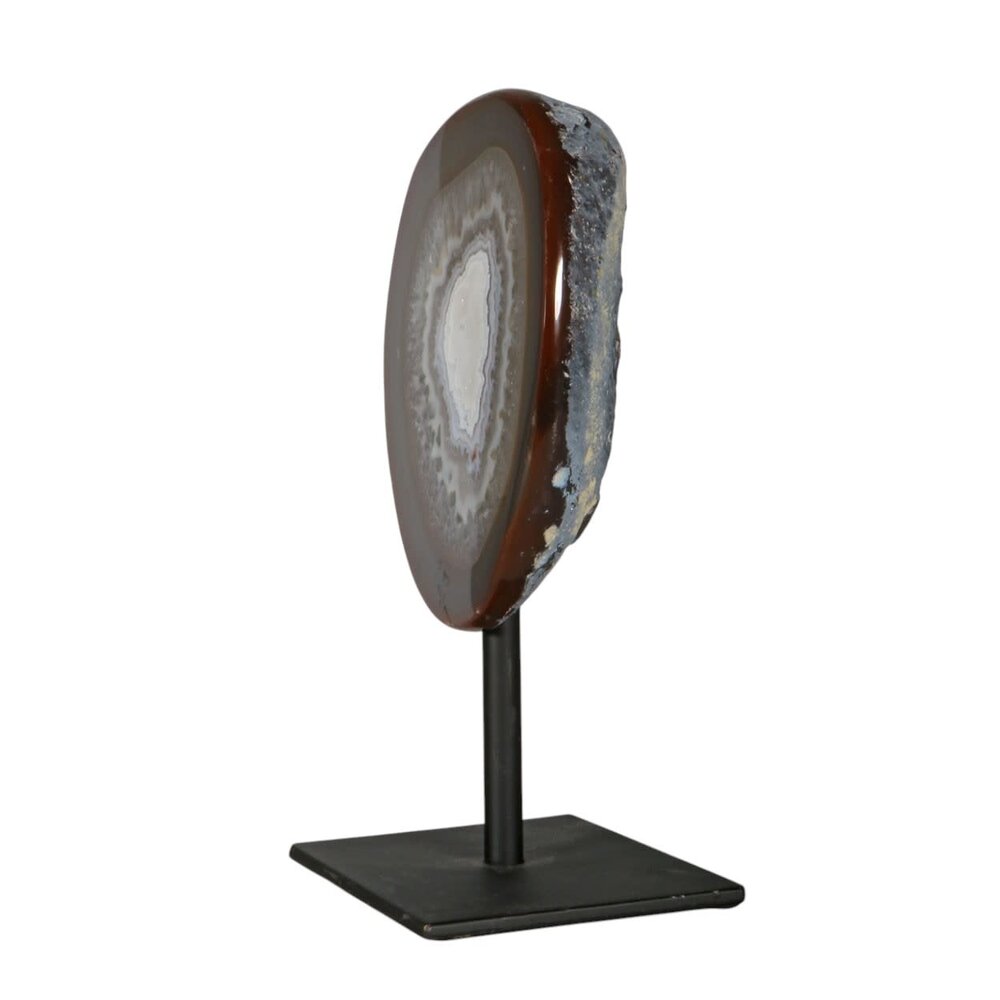 Agaat op standaard 13 x 11 x 3,5 cm | 1125 gram