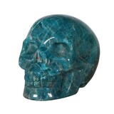 Apatiet kristallen schedel 10,5 x 7 x 7 cm | 874 gram Apatiet kristallen schedel 10,5 x 7 x 7 cm | 874 gram