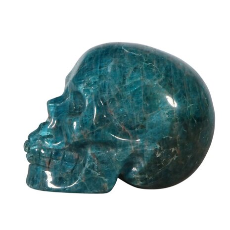 Apatiet kristallen schedel 10,5 x 7 x 7 cm | 874 gram