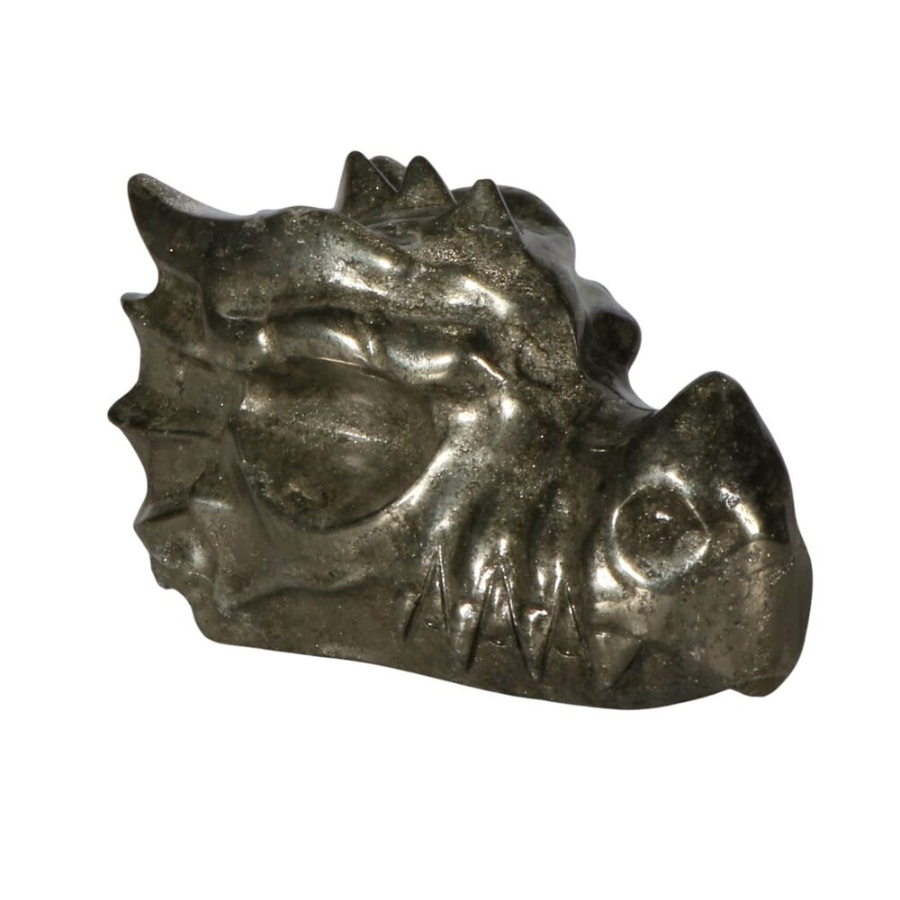 Pyriet draken schedel 10 x 6 x 5 cm | 592 gram Pyriet draken schedel 10 x 6 x 5 cm | 592 gram