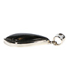 Zilveren hanger nuummiet | wave 3,1 x 1,8 cm Zilveren hanger nuummiet | wave 3,1 x 1,8 cm