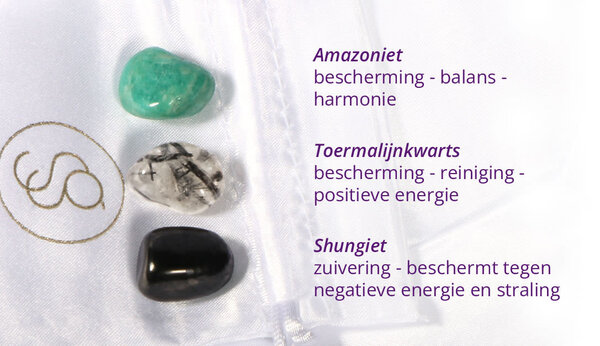 Ketting anti-straling 8 mm kralen