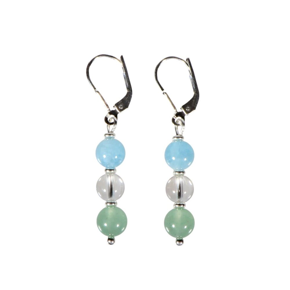 Zilveren oorbellen allergie & huid 6 mm kralen Zilveren oorbellen allergie & huid 6 mm kralen