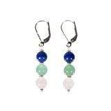 Zilveren oorbellen vriendschap 6 mm kralen Zilveren oorbellen vriendschap 6 mm kralen