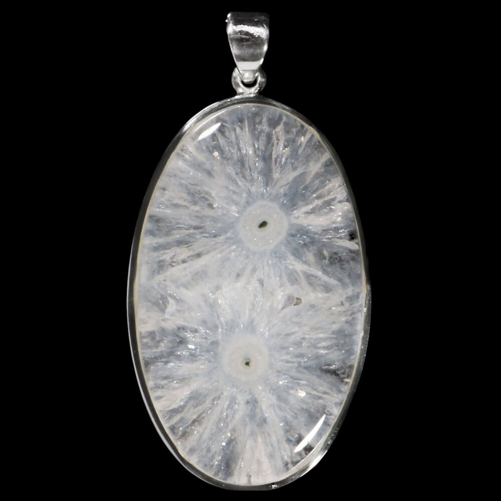 Zilveren hanger anandaliet | ovaal 4,6 x 2,7 cm Zilveren hanger anandaliet | ovaal 4,6 x 2,7 cm
