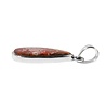 Zilveren hanger agaat (kant) | druppel 2,4 x 1,4 cm Zilveren hanger agaat (kant) | druppel 2,4 x 1,4 cm