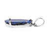 Zilveren hanger azuriet | druppel gezet 2,1 x 1,5 cm Zilveren hanger azuriet | druppel gezet 2,1 x 1,5 cm