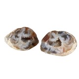 Agaat geode paar klein Agaat geode paar klein