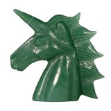 Aventurijn eenhoorn 12 x 12 x 3,5 cm | 400 gram