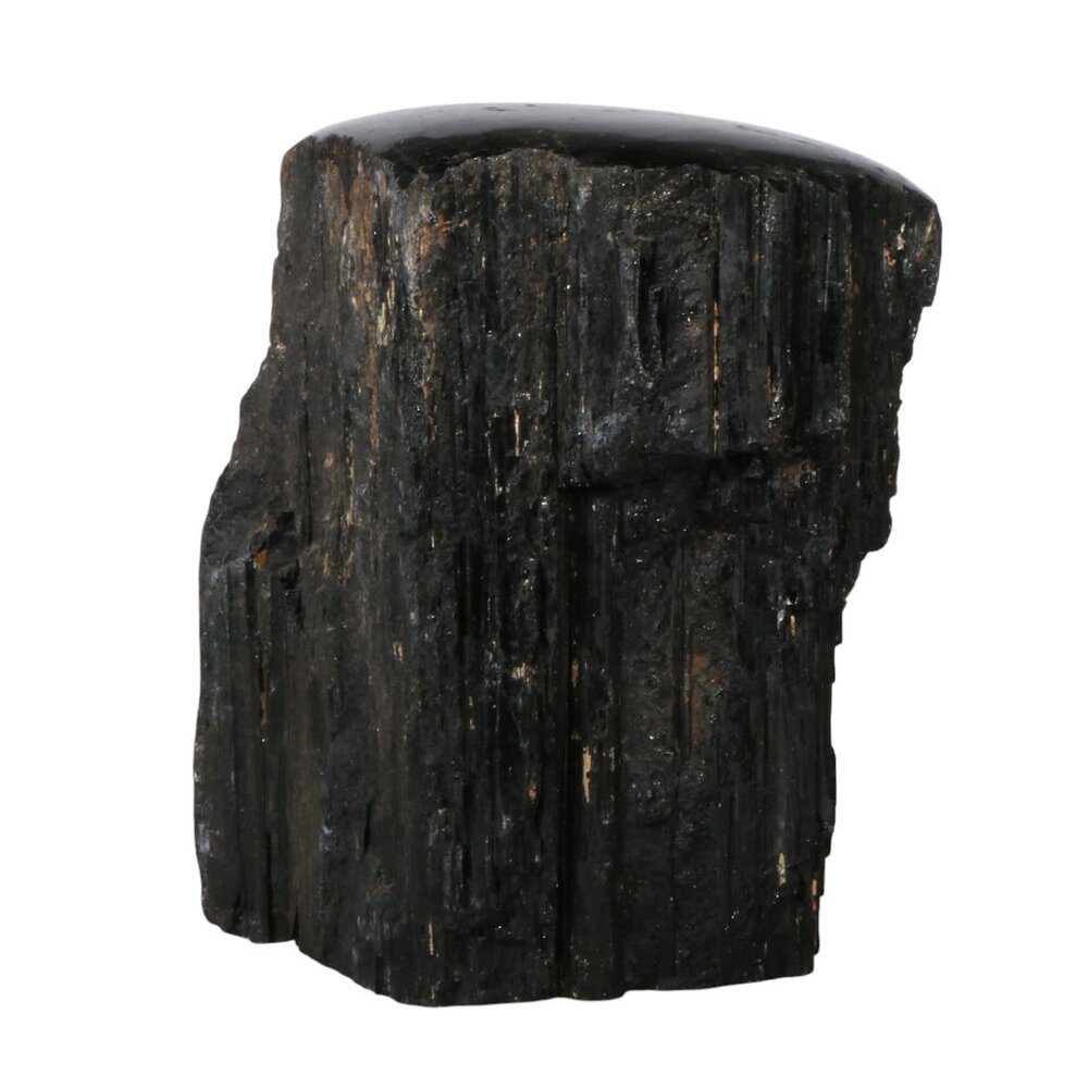 Toermalijn (zwart) 1 zijde gepolijst staand 9,5 x 7,5 x 6 cm | 870 gram Toermalijn (zwart) 1 zijde gepolijst staand 9,5 x 7,5 x 6 cm | 870 gram
