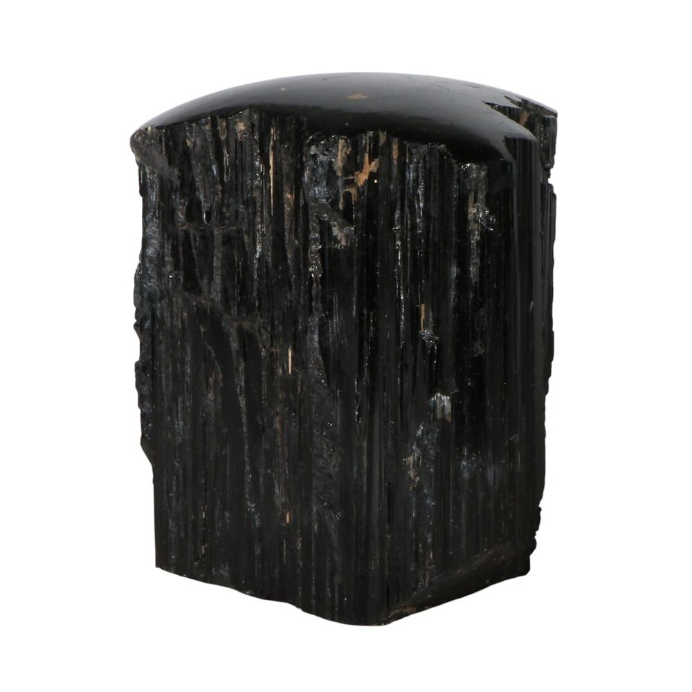 Toermalijn (zwart) 1 zijde gepolijst staand 9 x 9 x 6,5 cm | 919 gram Toermalijn (zwart) 1 zijde gepolijst staand 9 x 9 x 6,5 cm | 919 gram
