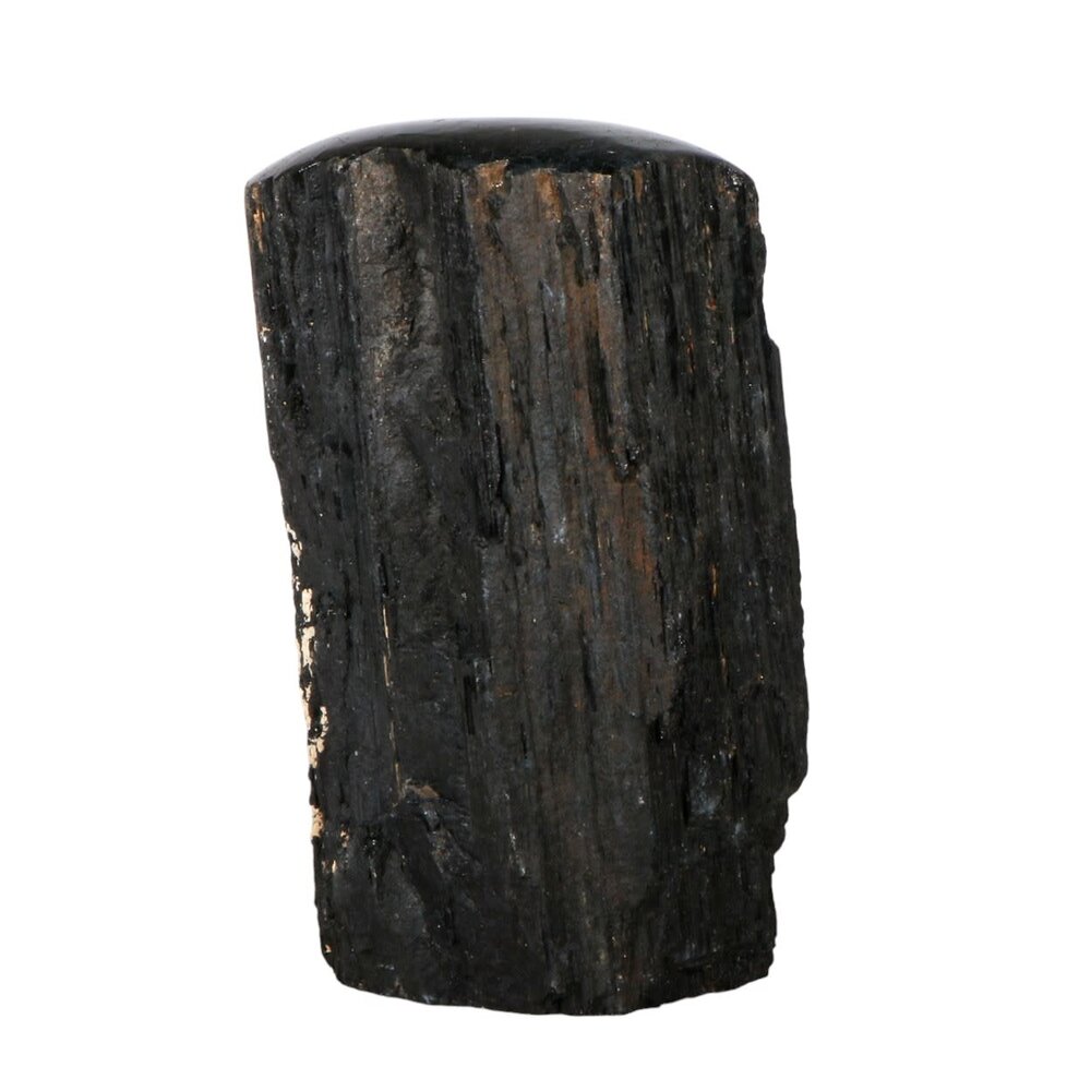 Toermalijn (zwart) 1 zijde gepolijst staand 12,5 x 7 x 5,5 cm | 938 gram