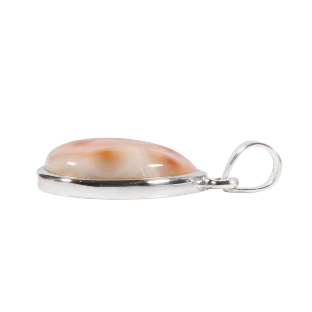 Zilveren hanger natroliet | druppel 2,2 x 1,9 cm Zilveren hanger natroliet | druppel 2,2 x 1,9 cm