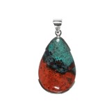 Zilveren hanger Sonora sunrise | druppel 3,4 x 2,4 cm Zilveren hanger Sonora sunrise | druppel 3,4 x 2,4 cm