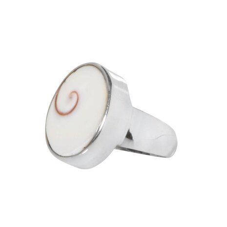 Zilveren ring Shiva oog maat 17 | ovaal 1,8 x 1,6 cm Zilveren ring Shiva oog maat 17 | ovaal 1,8 x 1,6 cm