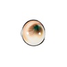 Zilveren ring Shiva oog maat 17 1/2 | ovaal 2 x 1,8 cm