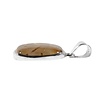 Zilveren hanger rutielkwarts | rechthoek 2,2 x 1,8 cm Zilveren hanger rutielkwarts | rechthoek 2,2 x 1,8 cm