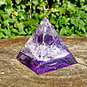 Orgonite piramide amethist 10,5 x 10,5 x 10,5 cm | 382 gram Orgonite piramide amethist 10,5 x 10,5 x 10,5 cm | 382 gram