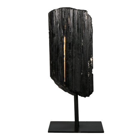 Toermalijn (zwart) ruw op standaard 17 x 7 x 6 cm | 1840 gram Toermalijn (zwart) ruw op standaard 17 x 7 x 6 cm | 1840 gram
