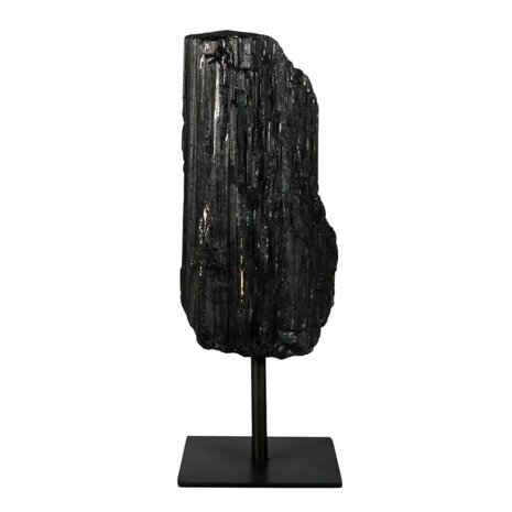Toermalijn (zwart) ruw op standaard 17 x 7 x 6 cm | 1840 gram Toermalijn (zwart) ruw op standaard 17 x 7 x 6 cm | 1840 gram