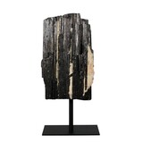 Toermalijn (zwart) ruw op standaard 16 x 8,5 x 6,5 cm | 2269 gram Toermalijn (zwart) ruw op standaard 16 x 8,5 x 6,5 cm | 2269 gram